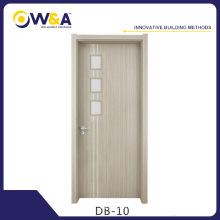 Fabriqué en Chine Design Glass Taille standard WPC Doors Fabricant